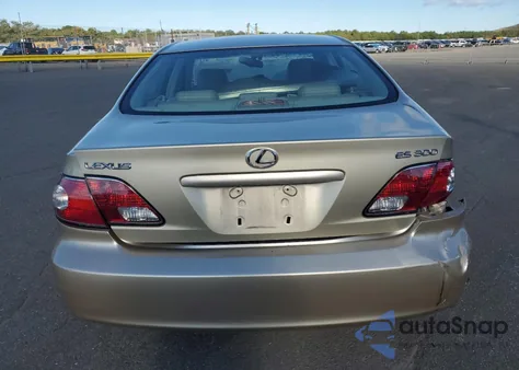 2003 Lexus Es 300 from USA, damaged, VIN JTHBF30G330134929